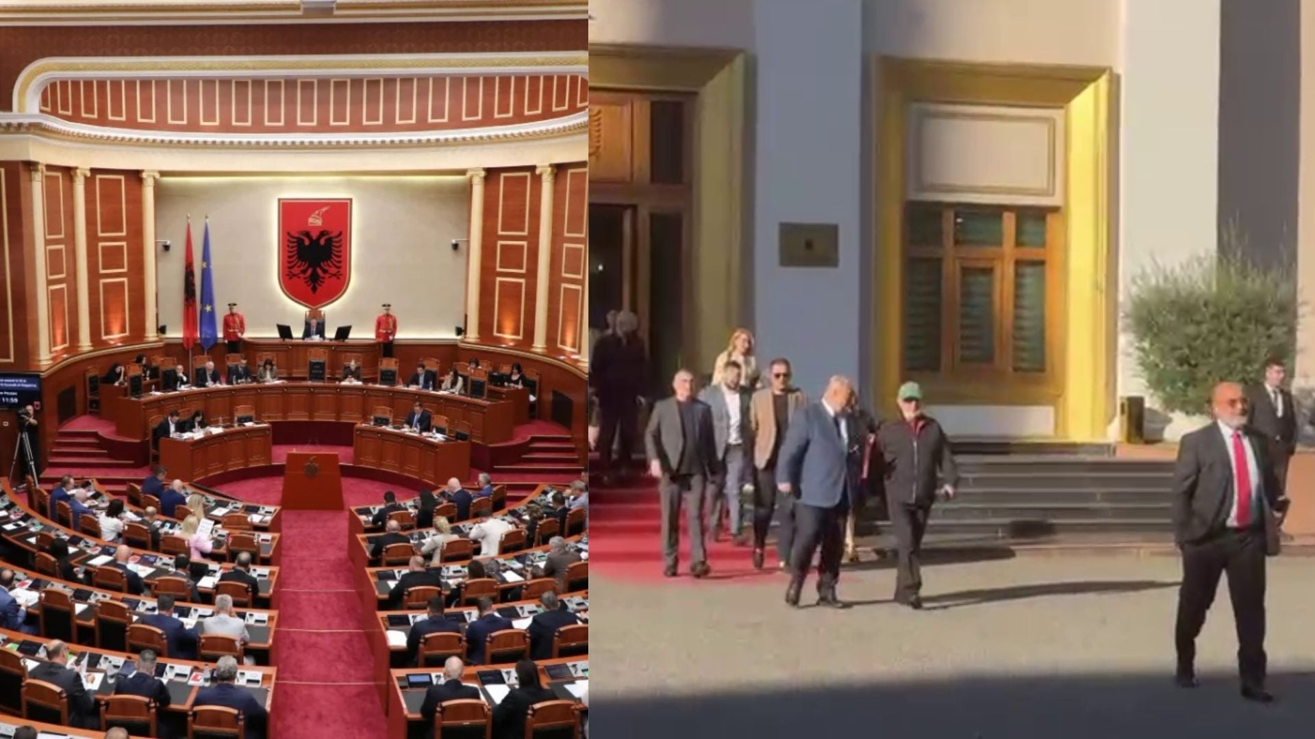 Protesta në Tiranë bllokon Kuvendin, anulohet seanca plenare dhe deputetët largohen