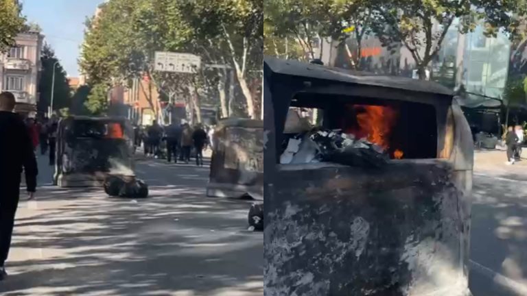 Protesta del nga kontrolli, grupe të rinjsh djegin kosha në rrugë mes tensioneve