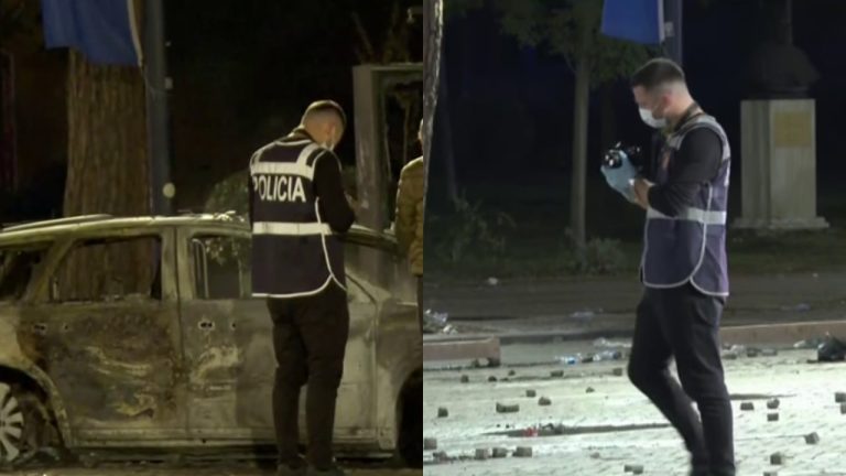 Protesta në Bulevard, Policia Gjyqësore del në terren dhe dokumenton provat pas përplasjeve