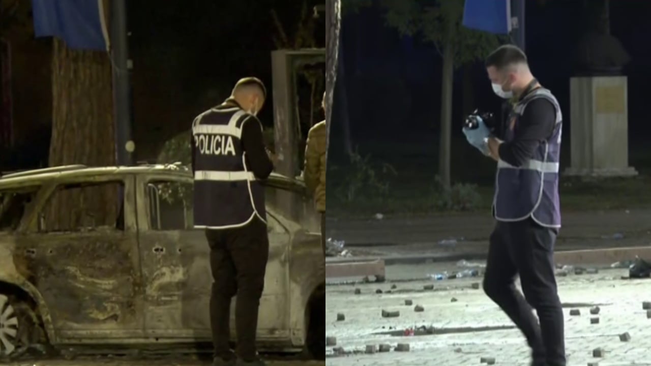 Protesta në Bulevard, Policia Gjyqësore del në terren dhe dokumenton provat pas përplasjeve