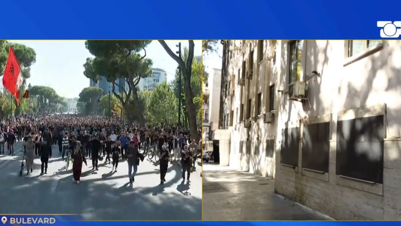 Protesta e studentëve, ministritë me barriera metalike; rreth 80 të shoqëruarve u merren telefonat