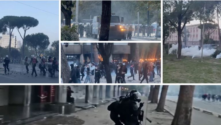 Protesta para Kryeministrisë, rrëzohen karriget e “dialogut” dhe përshkallëzohet përplasja