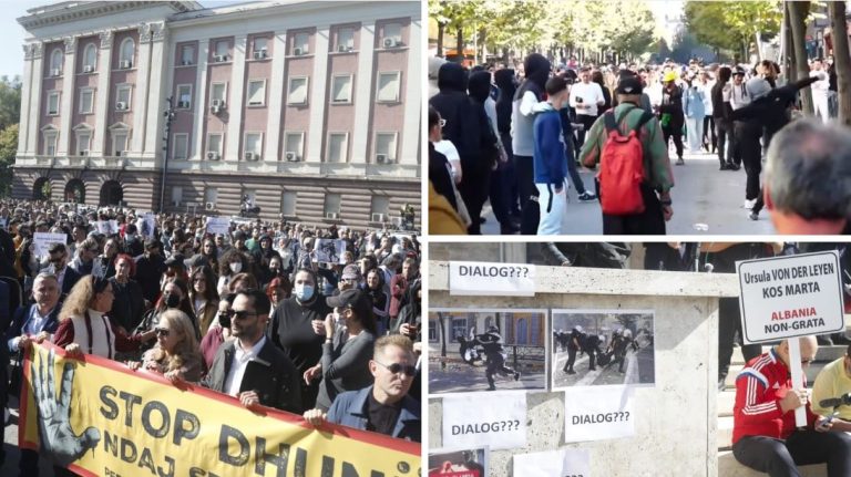 Studentë e pedagogë refuzojnë "dialogun" e Ramës, tensione te Kryeministria