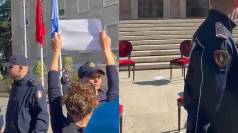 Studentët grisin “dialogun” e Ramës para Kryeministrisë, përplasje me drejtoreshën e MIA-s