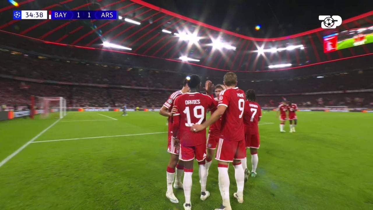 Bayern-Arsenal 1-1 në Mynih: Kane shërben, Davies barazon pas avantazhit të Arsenalit