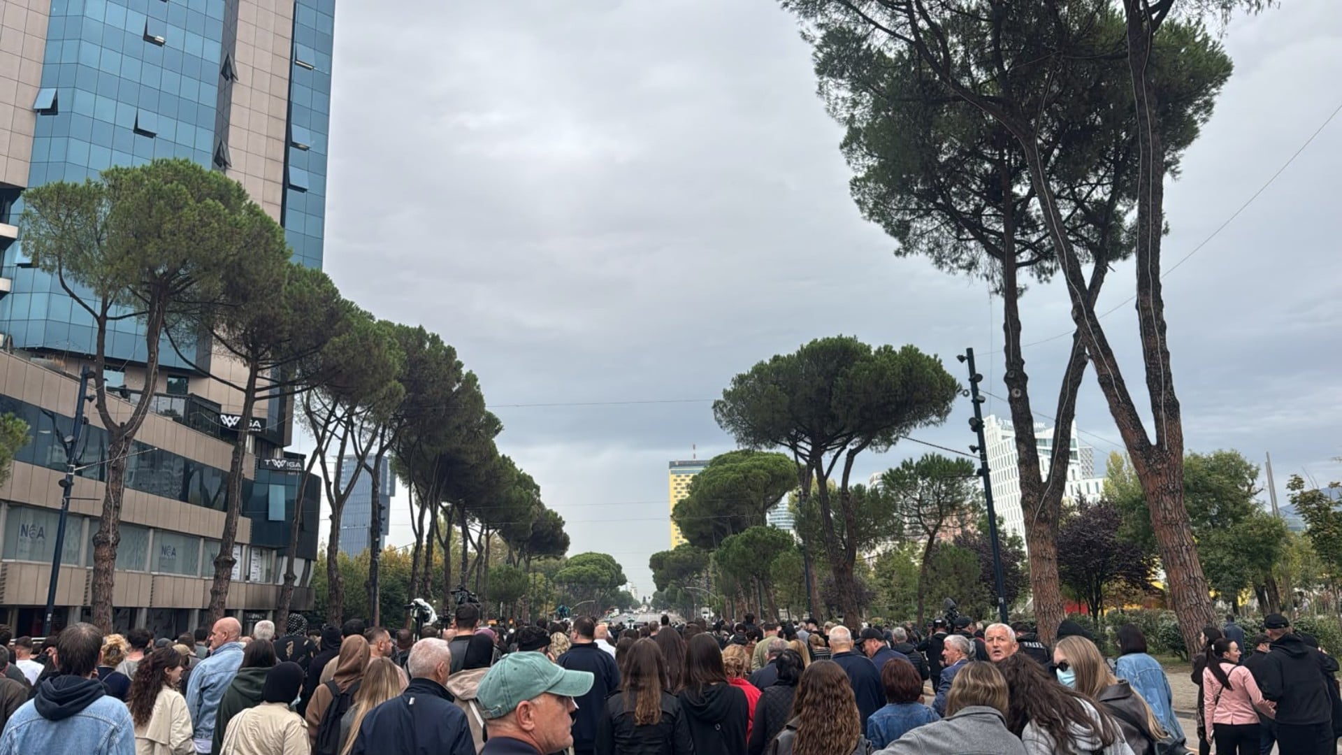 Pedagogët dhe studentët zhvendosin protestën te Ministria e Arsimit pas një ore te Kryeministria