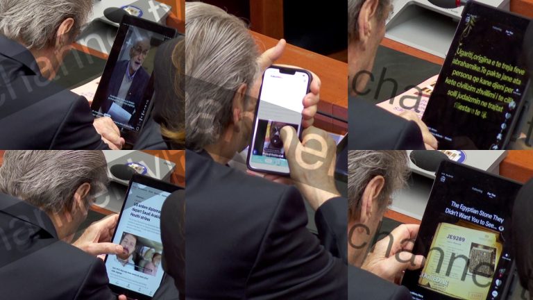 Kaos në Kuvend, Berisha në iPad: TikTok, YouTube dhe një video për Ramën e ’97-ës