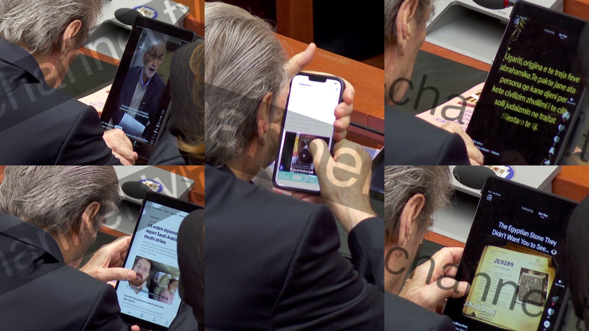Kaos në Kuvend, Berisha në iPad: TikTok, YouTube dhe një video për Ramën e ’97-ës