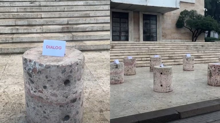 Rama rikthen thirrjen për dialog dhe vendos stola betoni te Kryeministria pas protestave