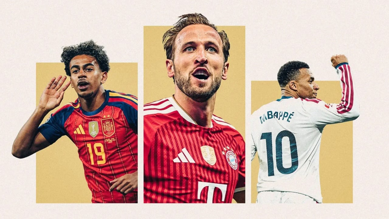 Topi i Artë 2026, sondazhi i “The Athletic” nxjerr Harry Kane në krye para Yamal e Mbappe